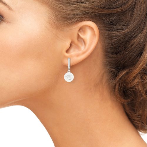 Сребърни обеци модел Телец