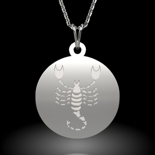 Сребърна висулка модел Скорпион