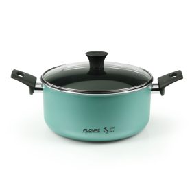   Тенджера Flonal The Wall с 2 дръжки и стъклен капак, 20 см, незалепващо покритие PB-Tech, за газ/електрически/стъклокерамични котлони