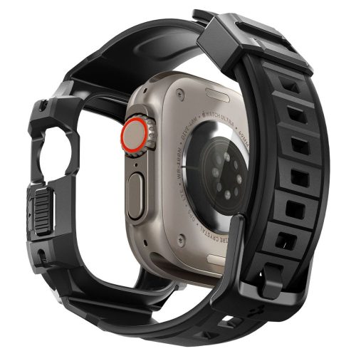 Curea Spigen Rugged Armor Pro pentru Apple Watch Ultra 1/2 (49 Mm) Negru