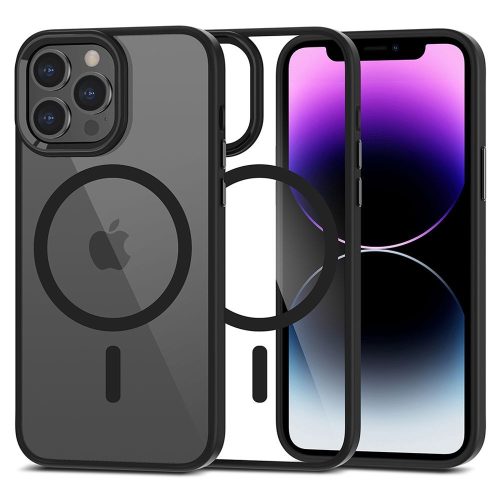 Калъф Tech-Protect Magmat MagSafe за Apple iPhone 11 Pro черен/прозрачен