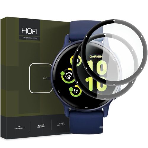 Комплект от 2 защитни фолиа Hofi Hybrid Pro+ за Garmin Vivoactive 5 Черен