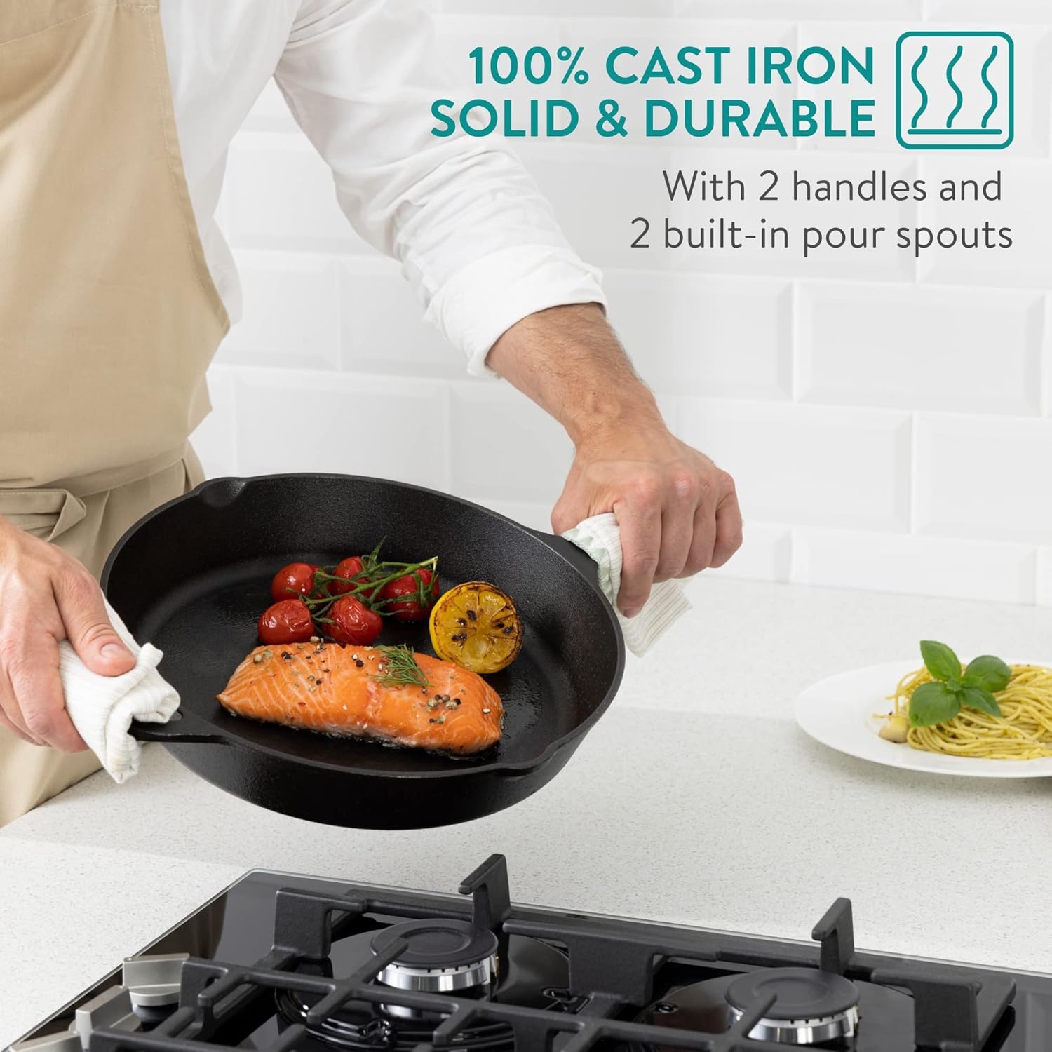 Тавата от чугун Navaris 30 см