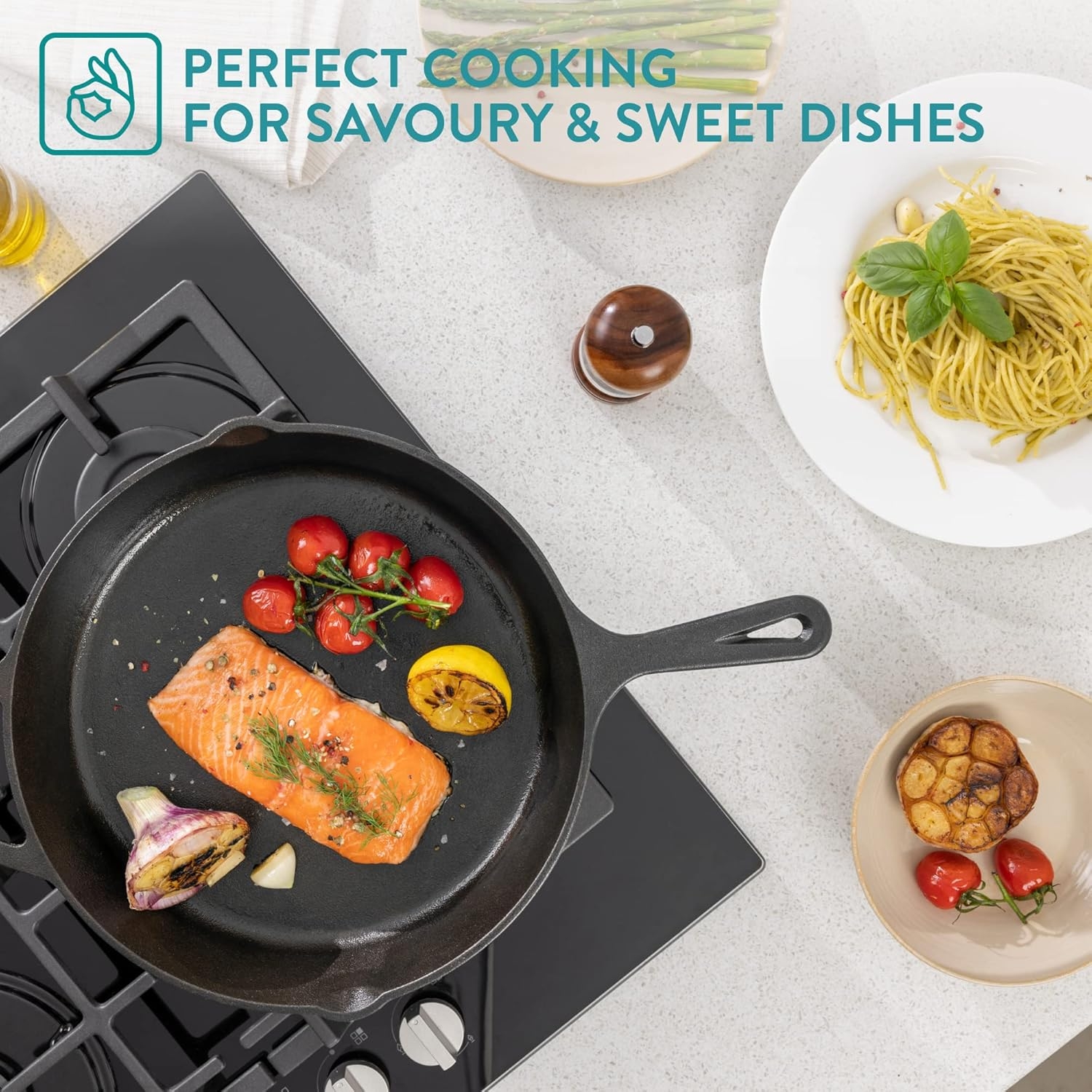 Тавата от чугун Navaris 30 см